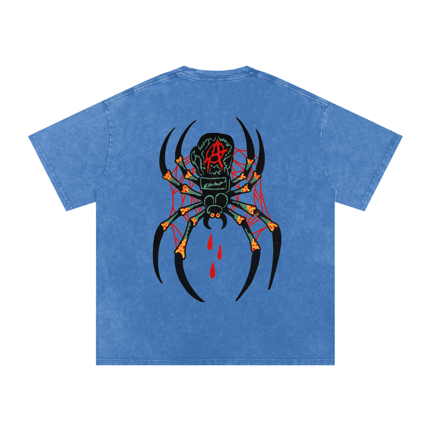 Spider-Acid Wash T-Shirt